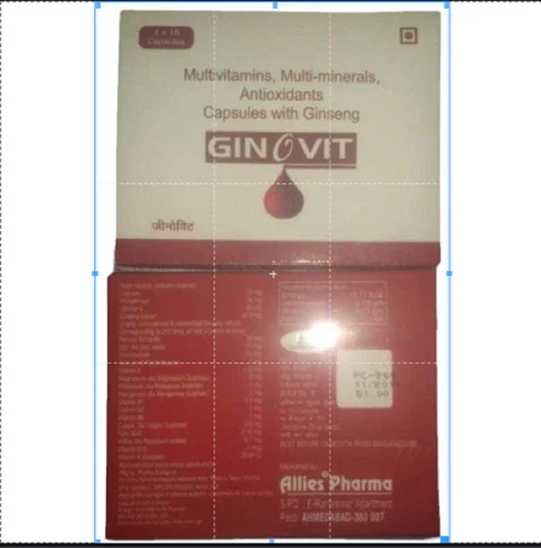 Ginvovit Capsules Allies Pharma Third-Party Manufacturer Price: ₹165/Box