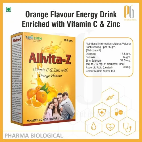 Allvita-Z Energy Drink Powder Price: ₹85/ Piece